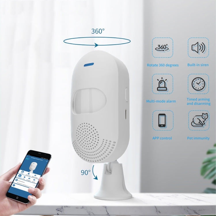 TUYA APP Control Wireless PIR Motion Sensor Alarm WiFi Motion Detector, Tuya WiFi TUYA APP Control Wireless PIR Motion Sensor Alarm WiFi Motion Detector, Tuya WiFi